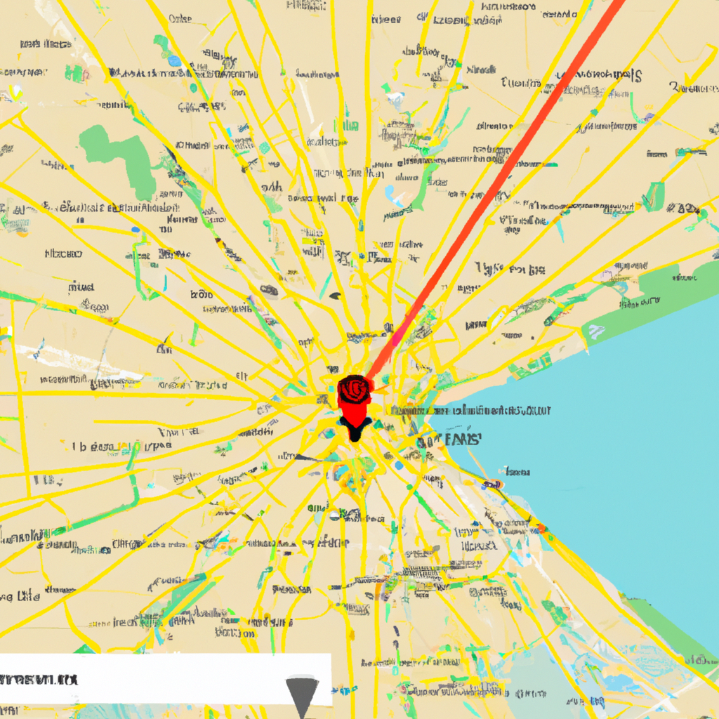 Mapa de Buenos Aires con marcador en Av. Corrientes 1234